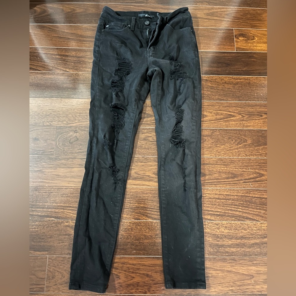 Black Ripped KanCan Jeans
